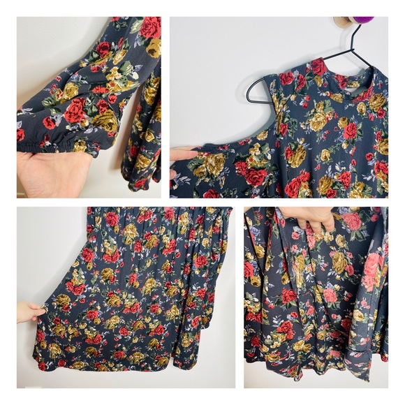 Angie - Cold Shoulder Open Back Mini Dress - Picture 6 of 11